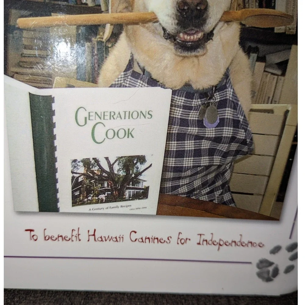 Vintage Hawaiian Canines for Independence‎ Spiral Cookbook Community Recipes